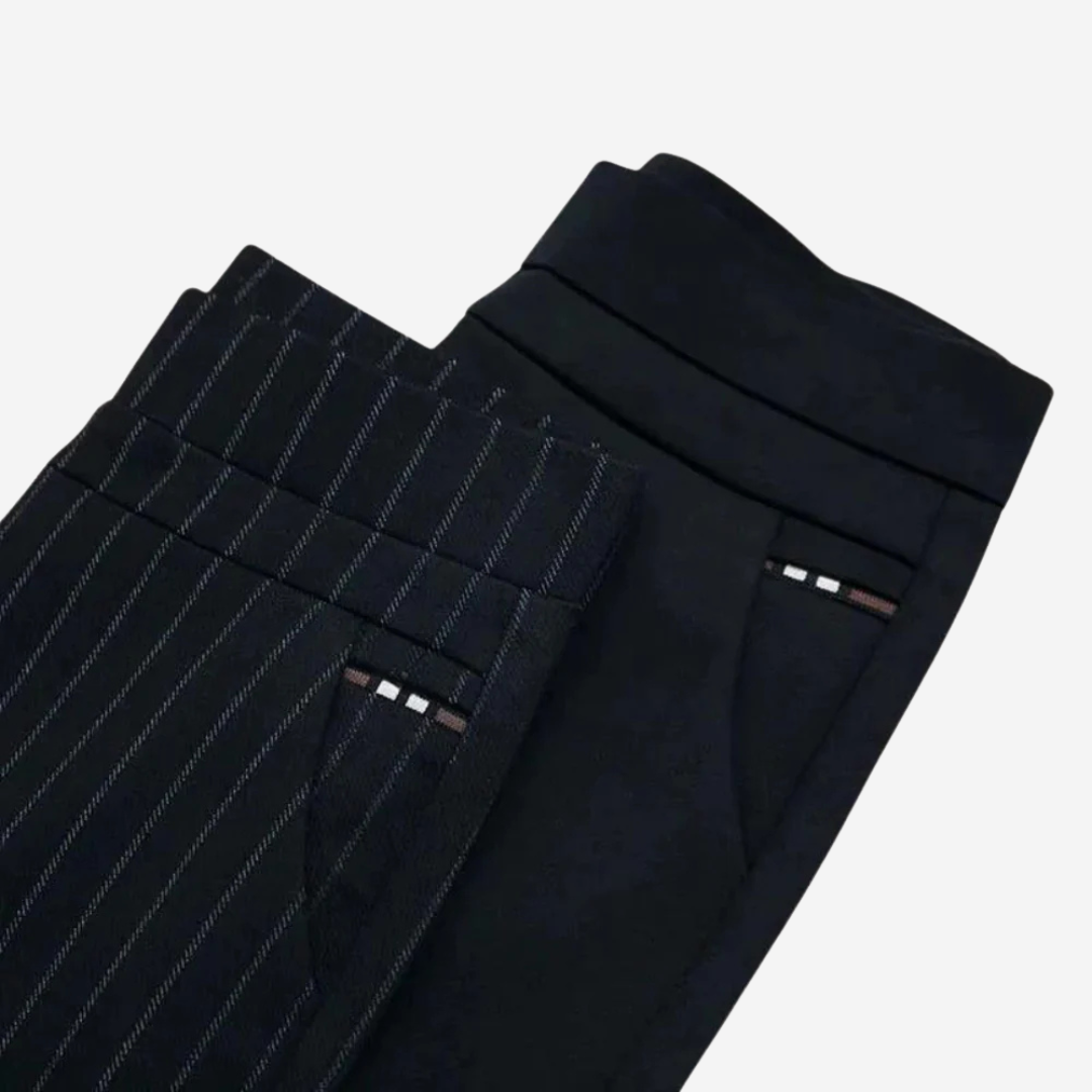 Women's High-Waist Stretch Pants Comfortable Fit - Fashinoza