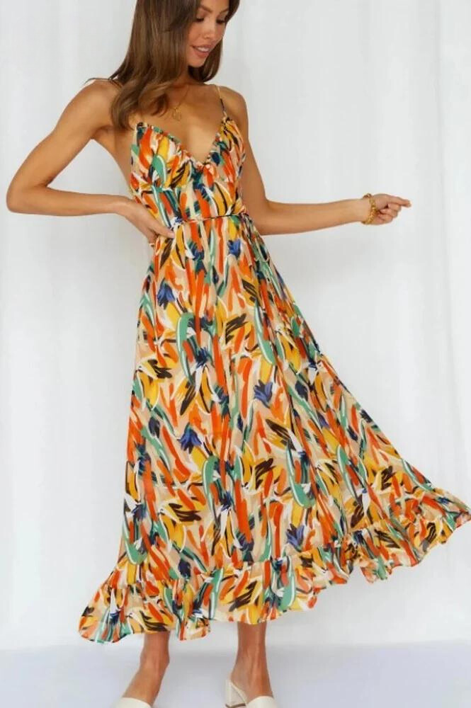 Liliana Women's Lightweight Flowy Summer Dress