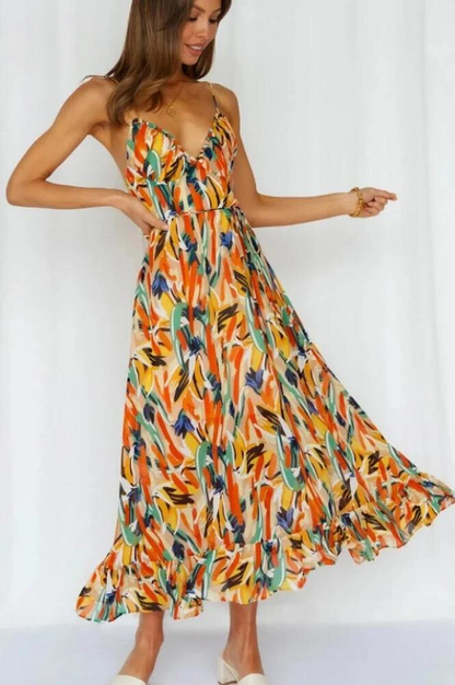 Liliana Women's Lightweight Flowy Summer Dress