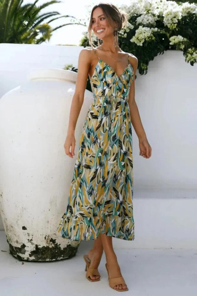 Liliana Women's Lightweight Flowy Summer Dress