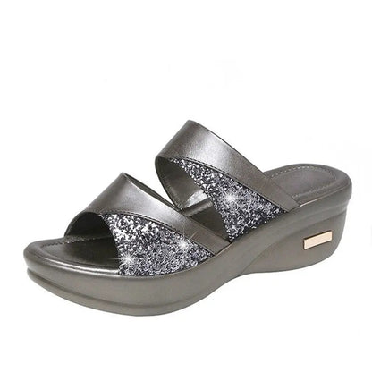 Women's Open-Toe Slippers Cozy Comfortable Design - 
Fashinoza