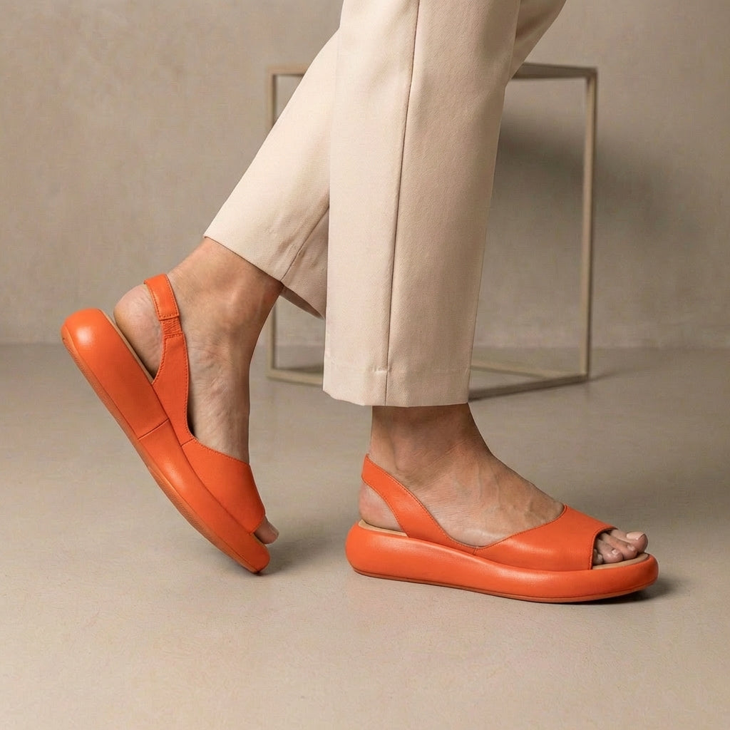 Women's Orthopedic Sandals Peep-Toe Slingback Cushioned Support