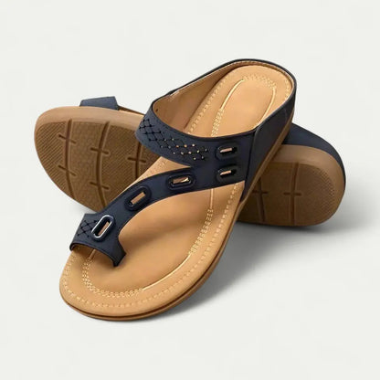Women's Supportive Sandals Comfortable Slip-Ons - 
Fashinoza