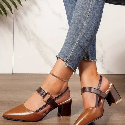 Orthopedic Black Heels for Women – Stylish Support & Comfort