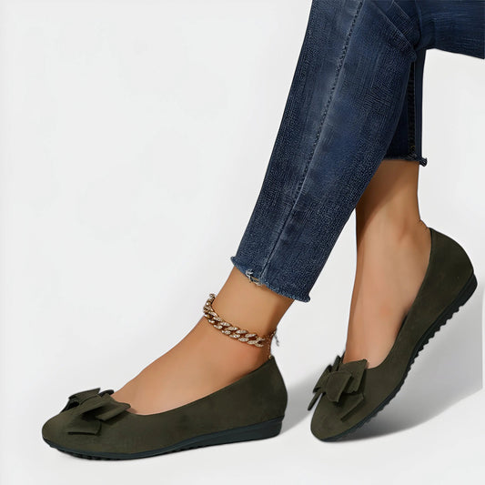 Women's Ballet Flats Comfortable Round Toe Shoes - 
Fashinoza