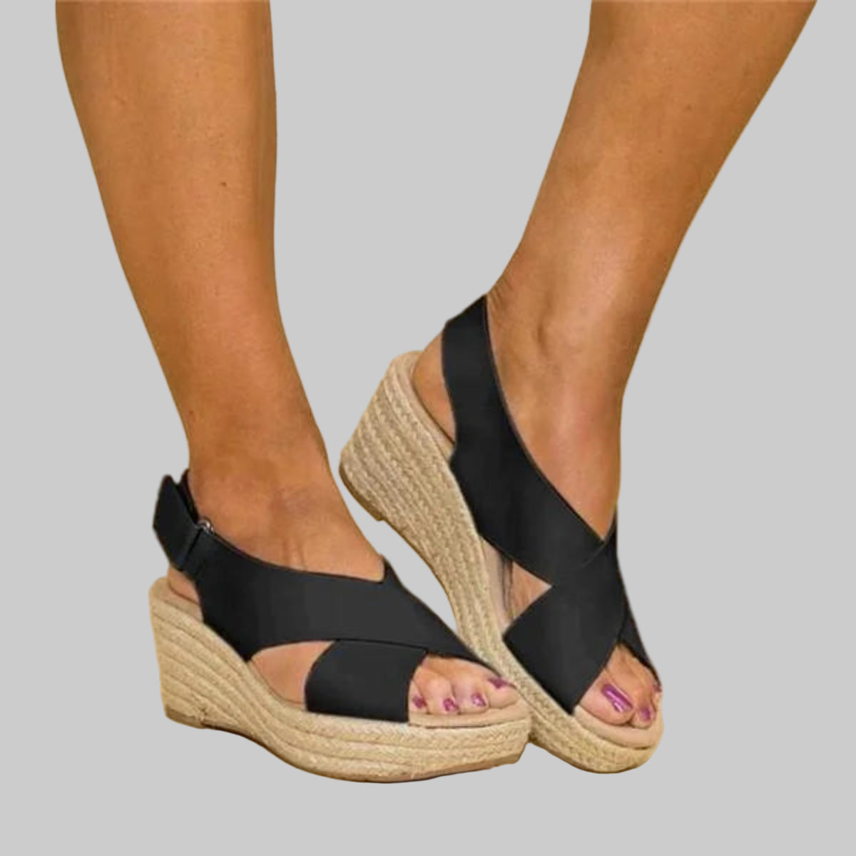 Women's Wedge Espadrille Shoes - Fashinoza