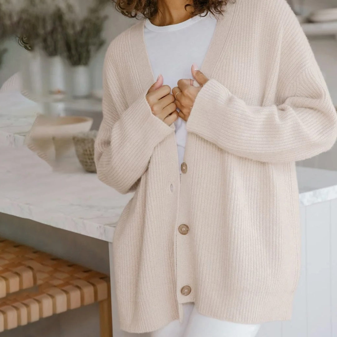 Jasmine | Women Spring Knit Button Cardigan
