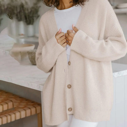 Jasmine | Women Spring Knit Button Cardigan