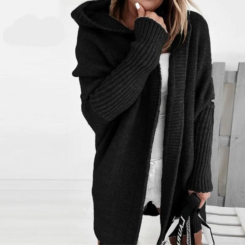 Oversized Hooded Cardigan for Women – Cozy & Effortless Style-Caliboot