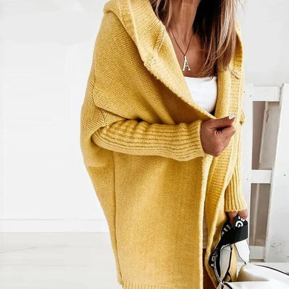 Oversized Hooded Cardigan for Women – Cozy & Effortless Style-Caliboot