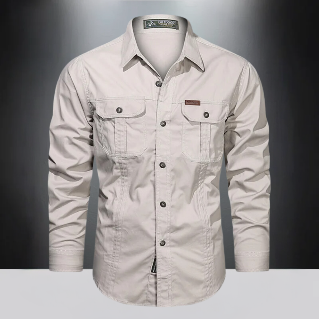 Men's Long-Sleeve Outdoor Shirt - Fashinoza