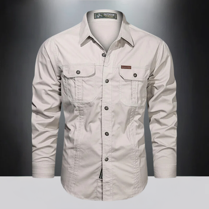 Men's Long-Sleeve Outdoor Shirt - Fashinoza