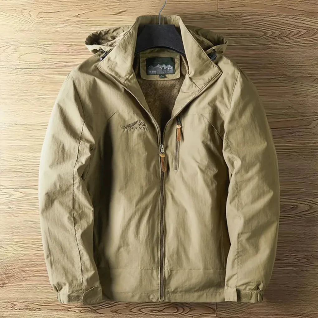 Men's Waterproof Breathable Jacket With Hood