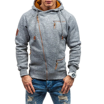 Men's Fleece Hoodie With Pockets - Fashinoza