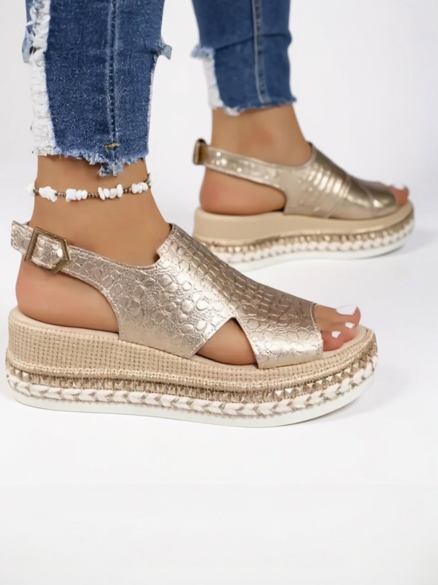 Women's Platform Cushioned Sandals