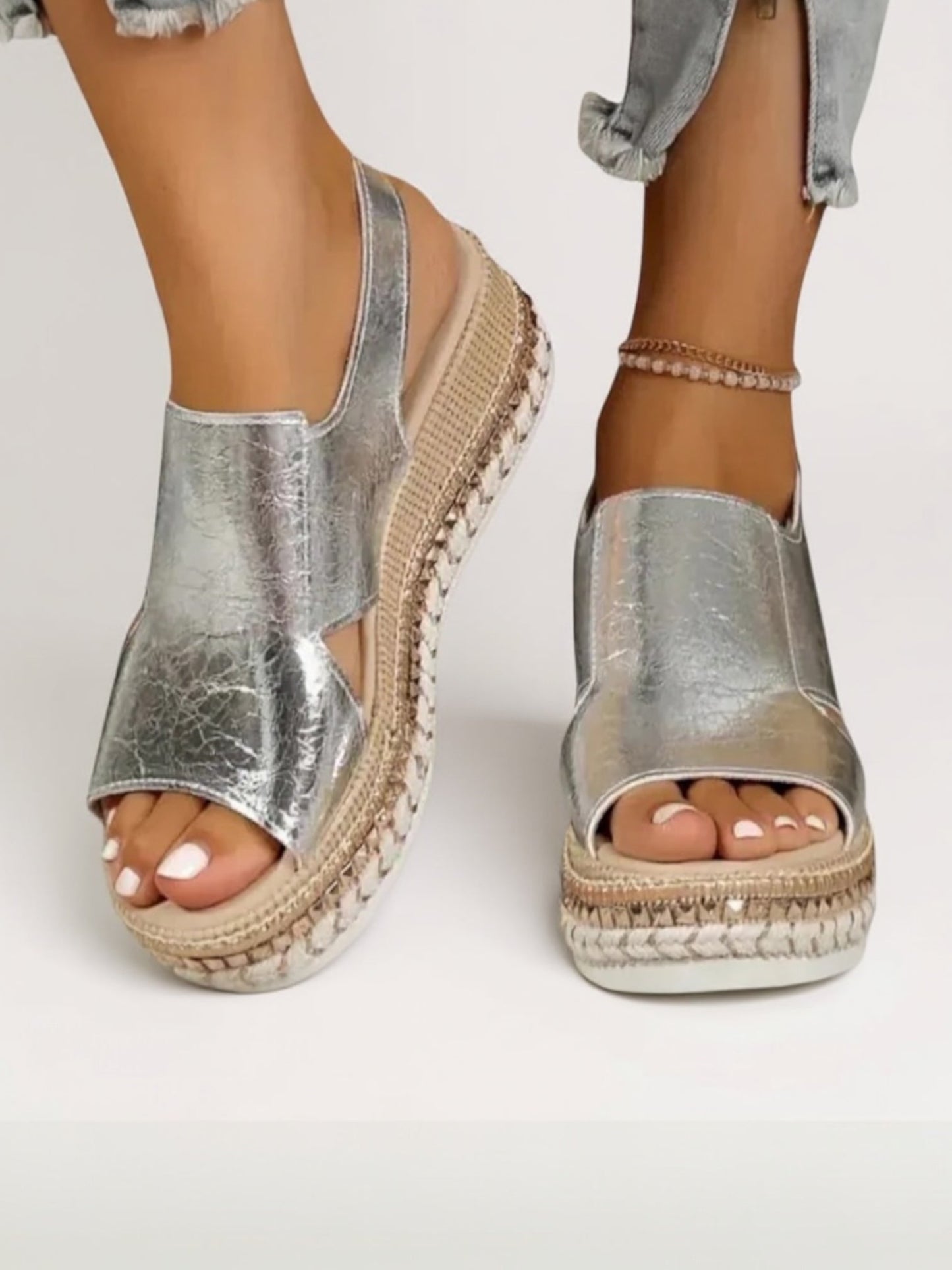 Women's Platform Cushioned Sandals