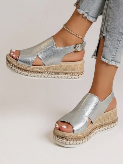 Women's Platform Cushioned Sandals