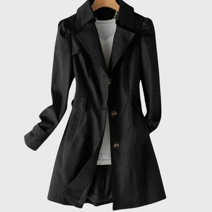 Women's Single Breasted Button Coat