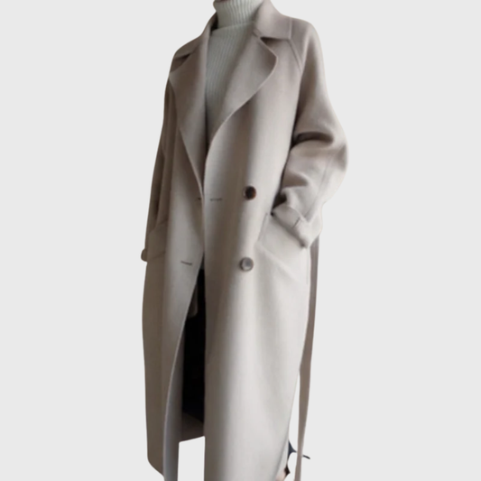 Women's Lapel Coat Button Front - Fashinoza
