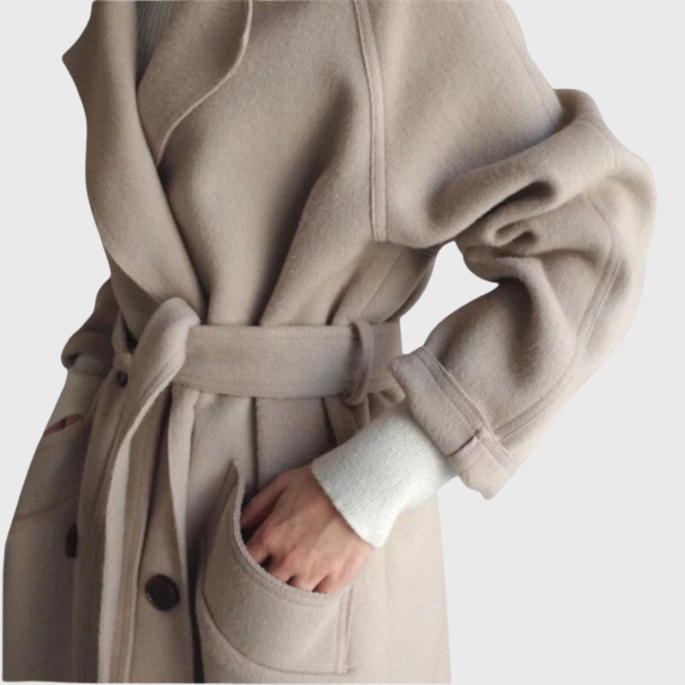 Women's Lapel Coat Button Front