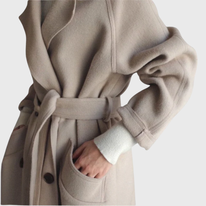 Women's Lapel Coat Button Front