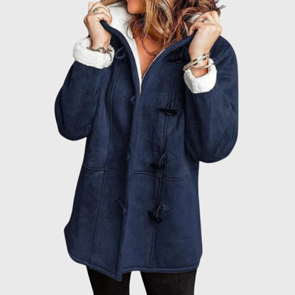 Women's Hooded Button Front Jacket