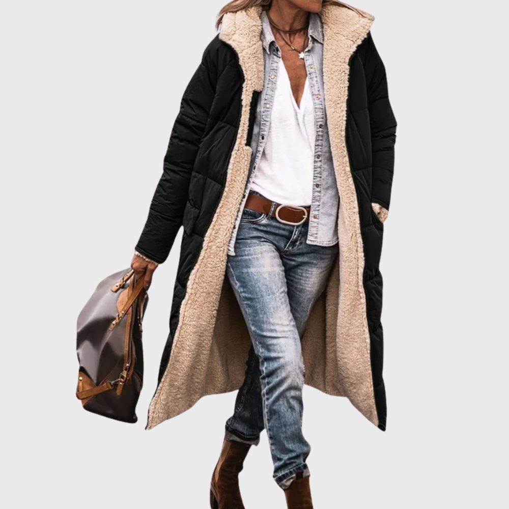 Women's Reversible Coat - Fashinoza