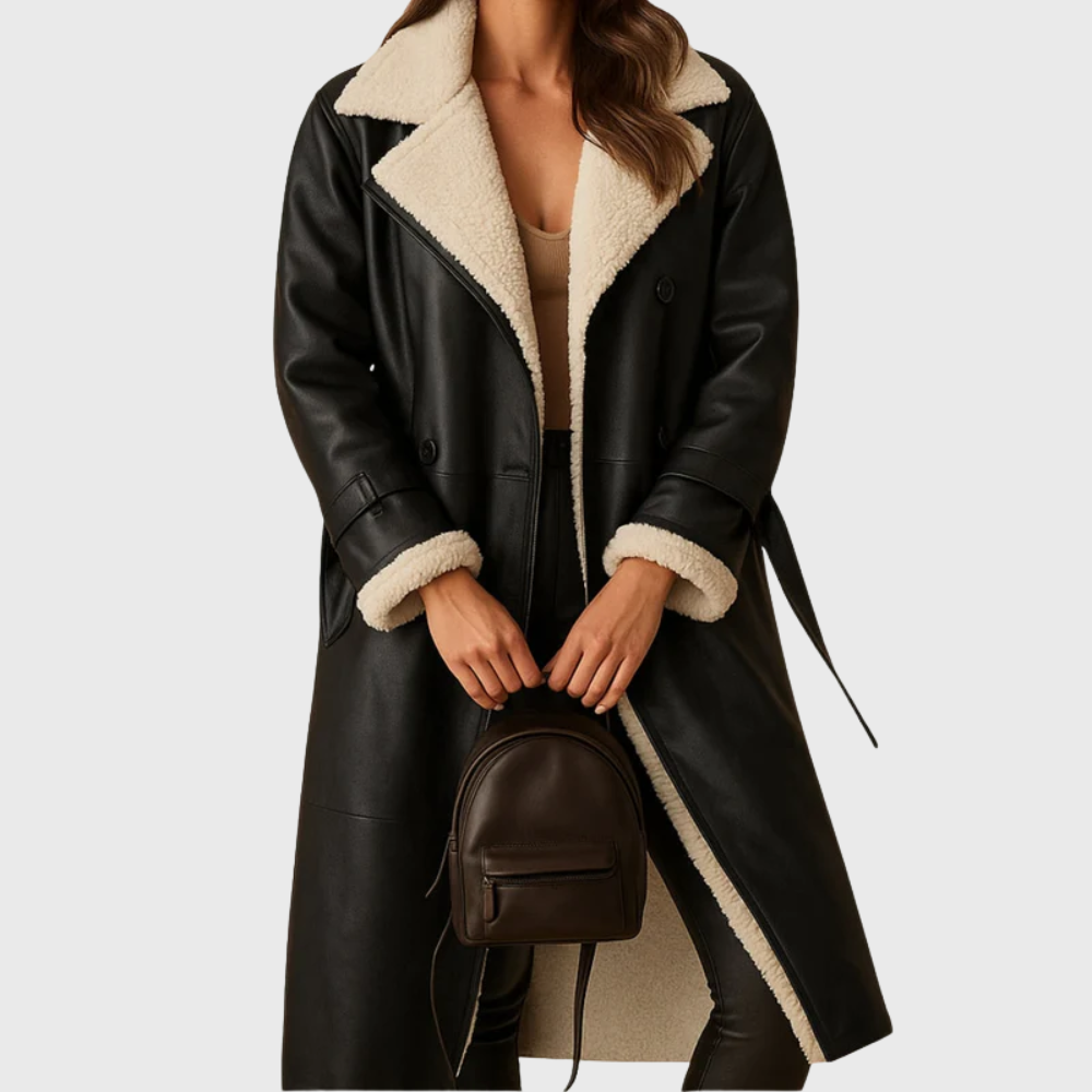 Women's Longline Winter Coat Warm - Fashinoza
