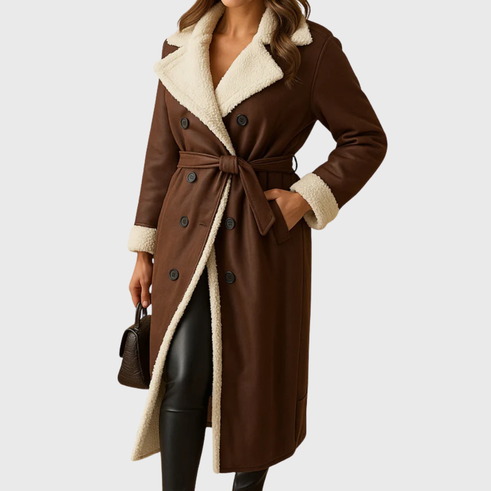 Women's Longline Winter Coat Warm
