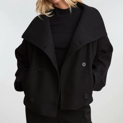 Women's Short Warm Coat - Fashinoza