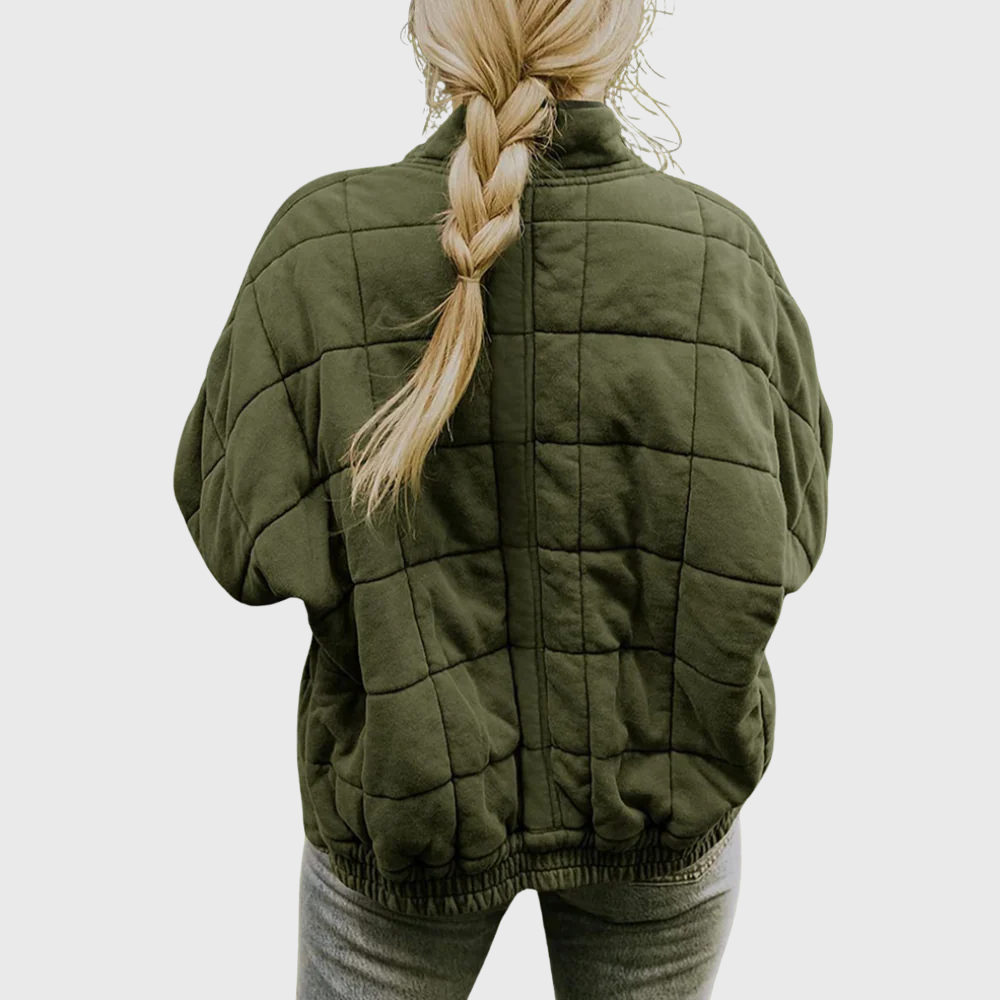 Women's Quilted Jacket Zip Front
