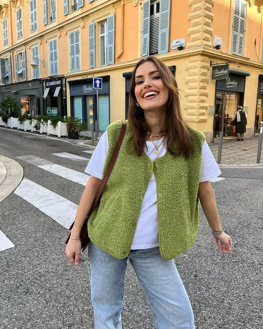 Plush Fleece Vest for Women – Cozy & Effortless Layering-Caliboot