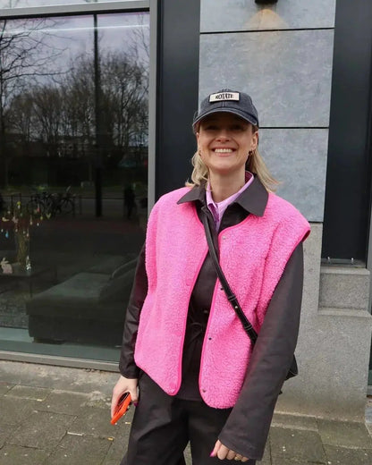 Plush Fleece Vest for Women – Cozy & Effortless Layering-Caliboot