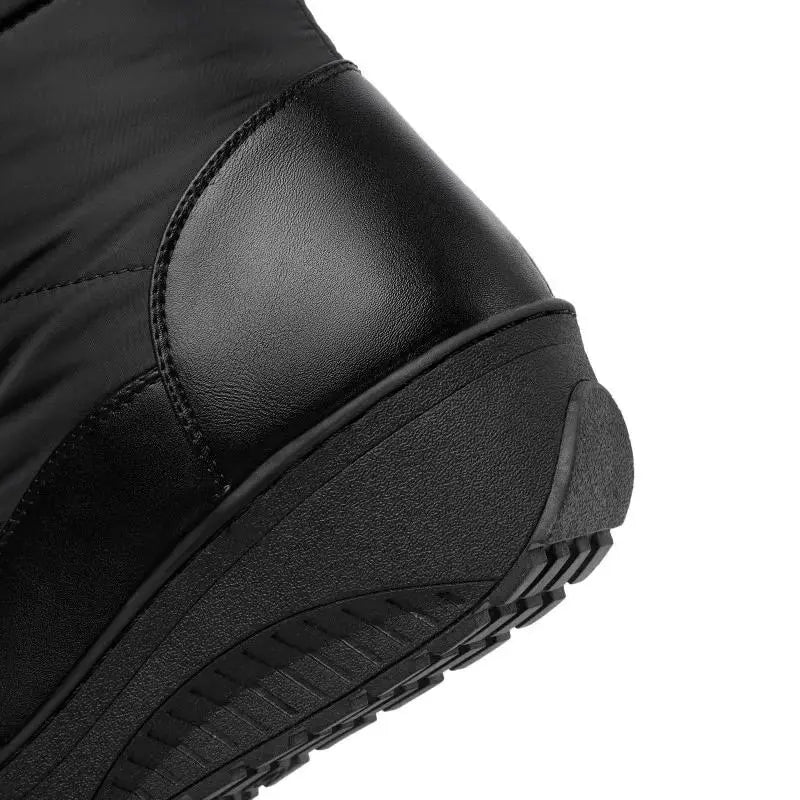Plush Lace-Up Winter Boots for Women – Cozy & Elegant Style