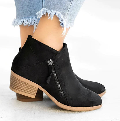 Women's Pointed Toe Ankle Boots Comfortable