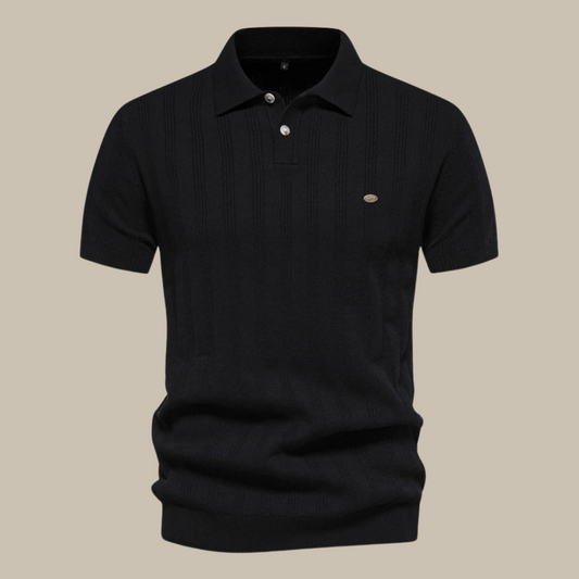 Men's Merino Wool Polo Shirt - 
Fashinoza