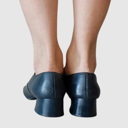 Women's Mary Jane Low Heel Shoes Buckle Strap