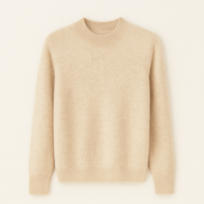 Women's Cashmere Sweater Autumn Beige