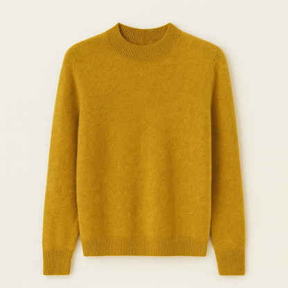 Women's Cashmere Sweater Autumn Beige