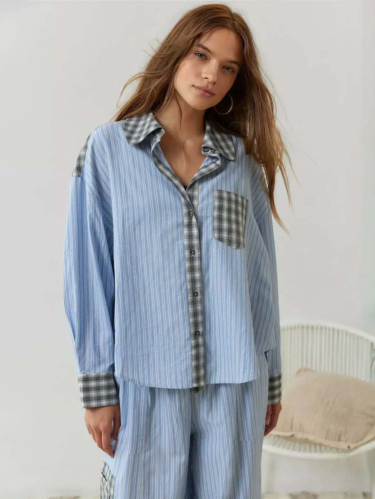 Amelia | Women Spring Plaid Two Piece Set