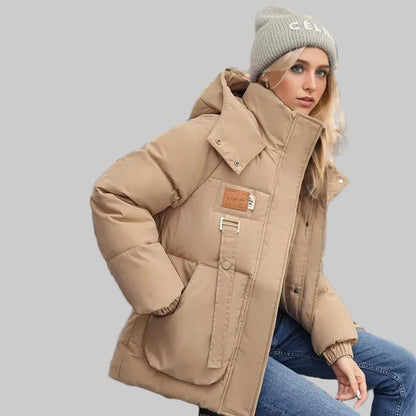 Women's Quilted Hooded Jacket