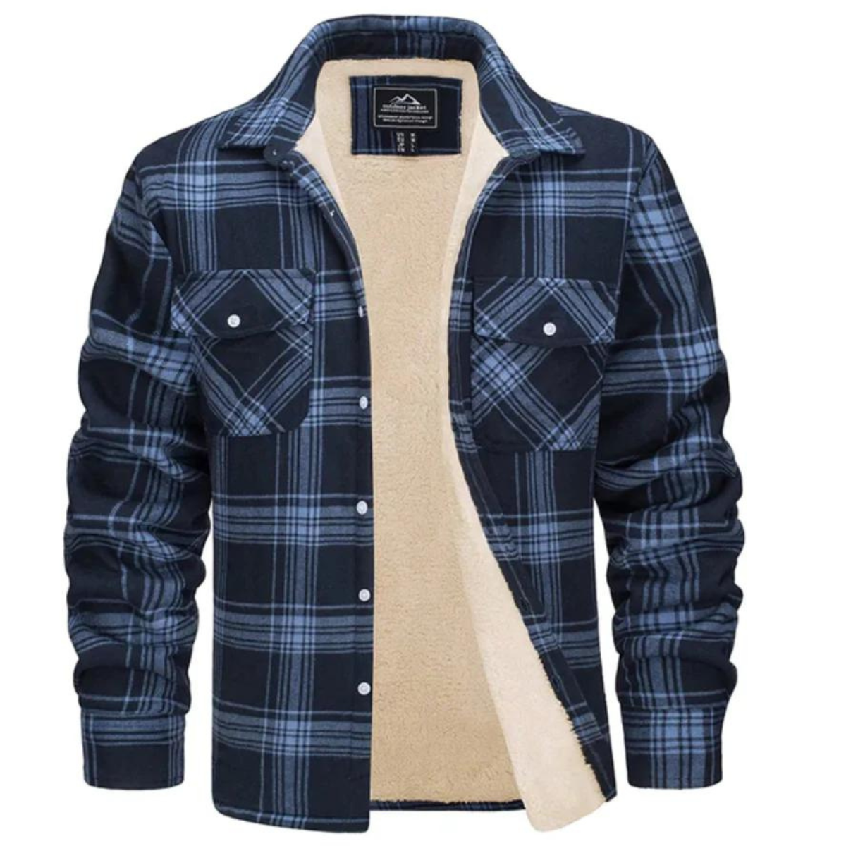 Leo | Men Spring Plaid Shirt Jacket