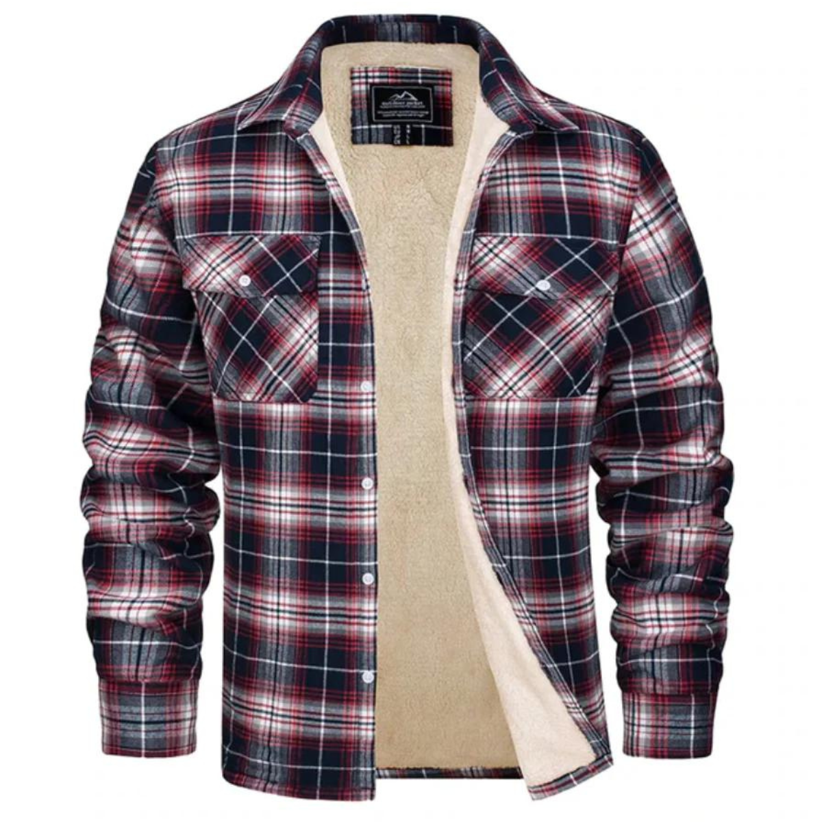 Leo | Men Spring Plaid Shirt Jacket