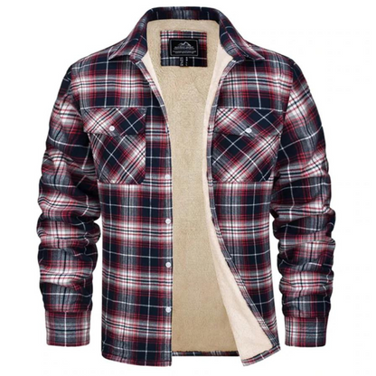 Leo | Men Spring Plaid Shirt Jacket