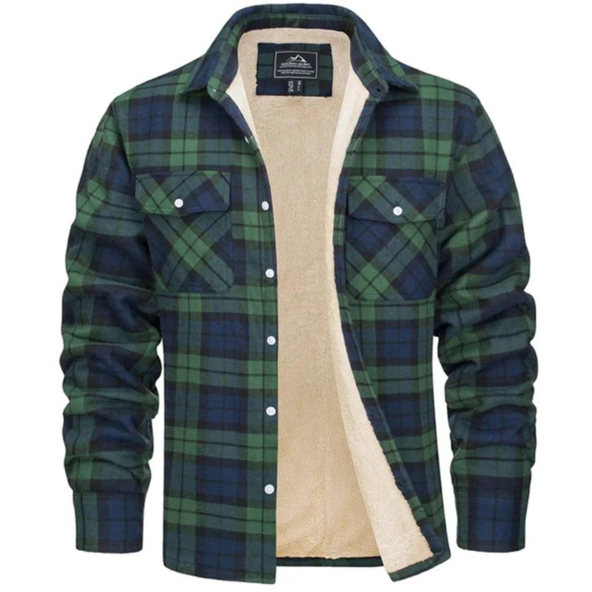 Leo | Men Spring Plaid Shirt Jacket