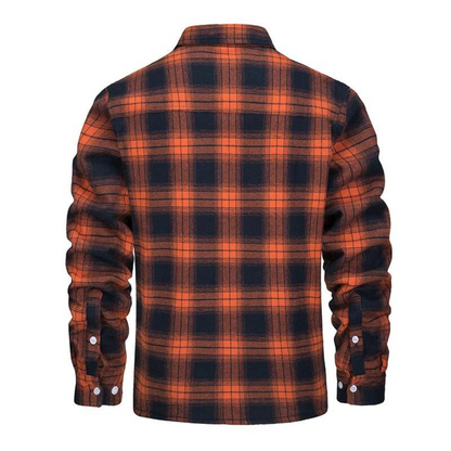 Leo | Men Spring Plaid Shirt Jacket
