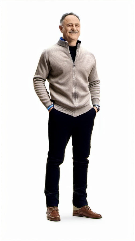 Men's Wool Cardigan Classic