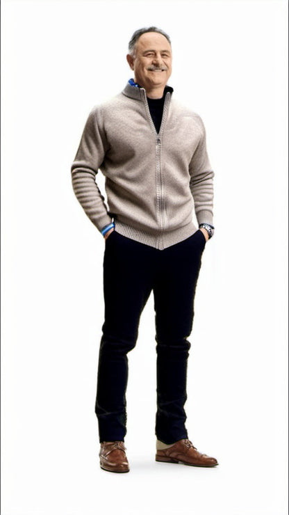 Men's Wool Cardigan Classic