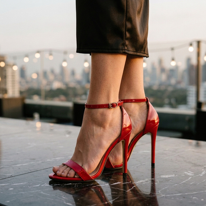 Women's High Heel Ankle Strap Sandals