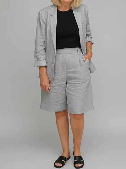 Women's Relaxed Fit Blazer Suit